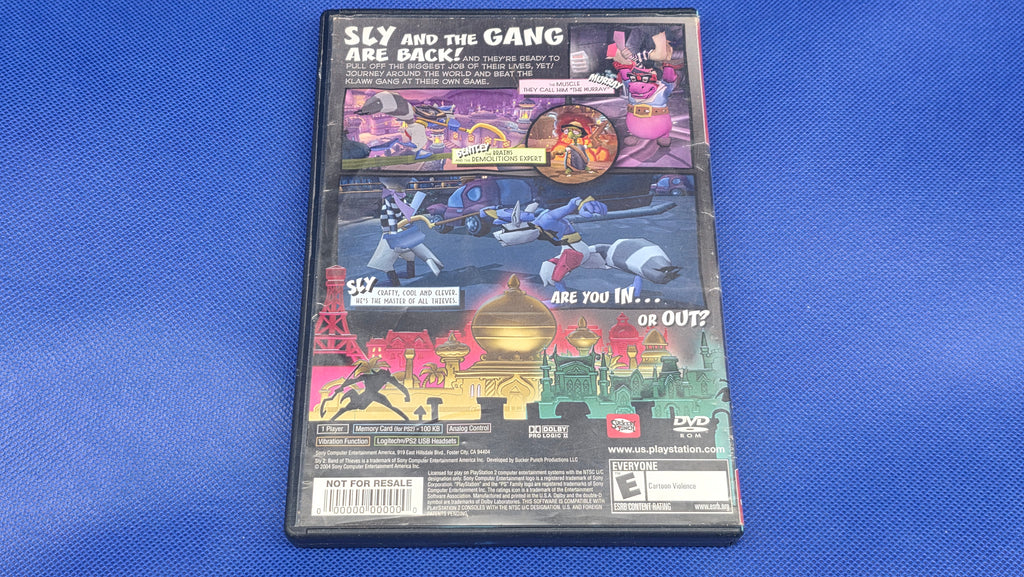 PS2  -  Sly 2: Band of Thieves  -  #996