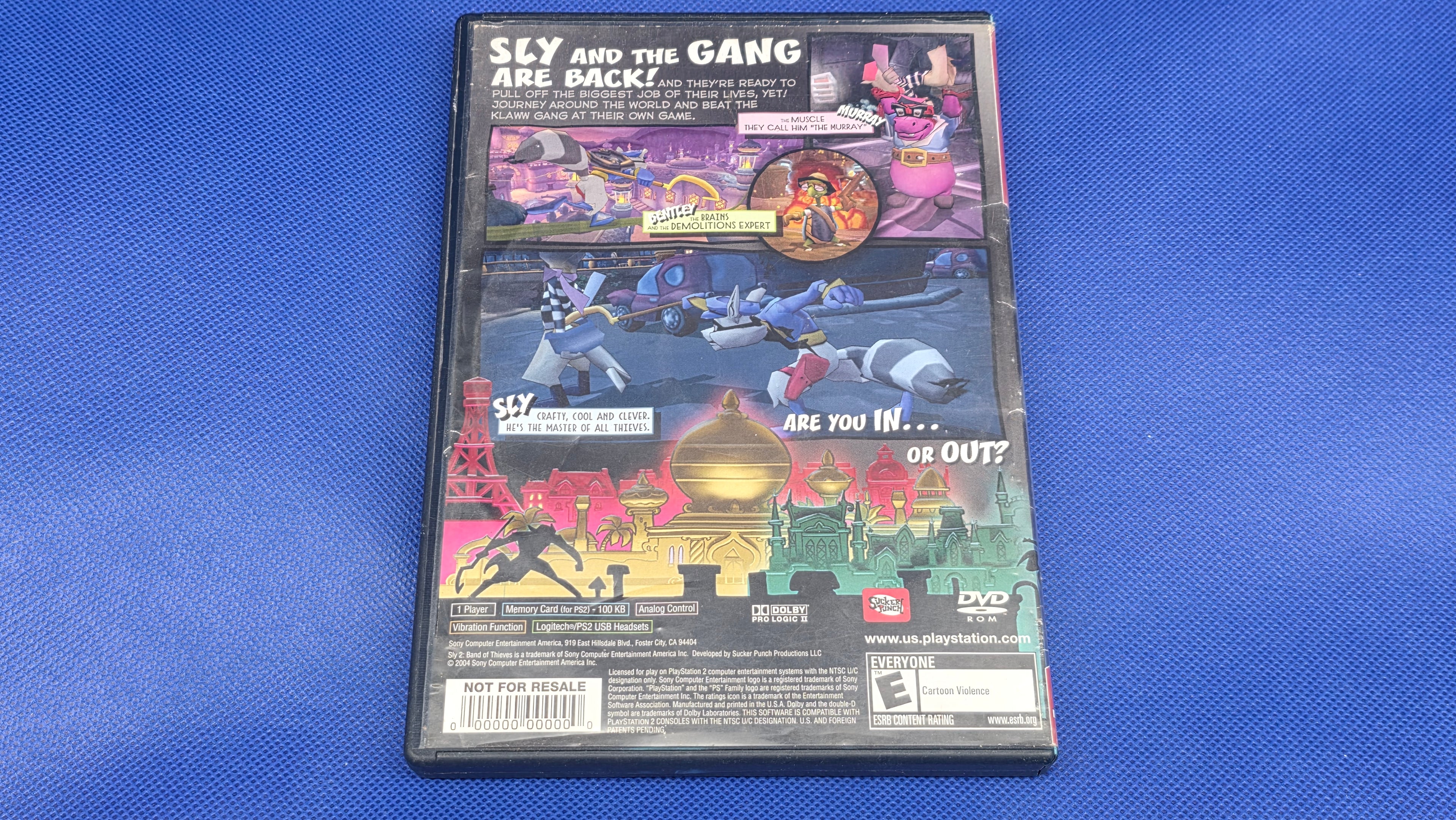 PS2  -  Sly 2: Band of Thieves  -  #996
