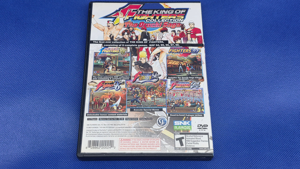 PS2  -  King of Fighters Collection: The Orochi Saga  -  #998