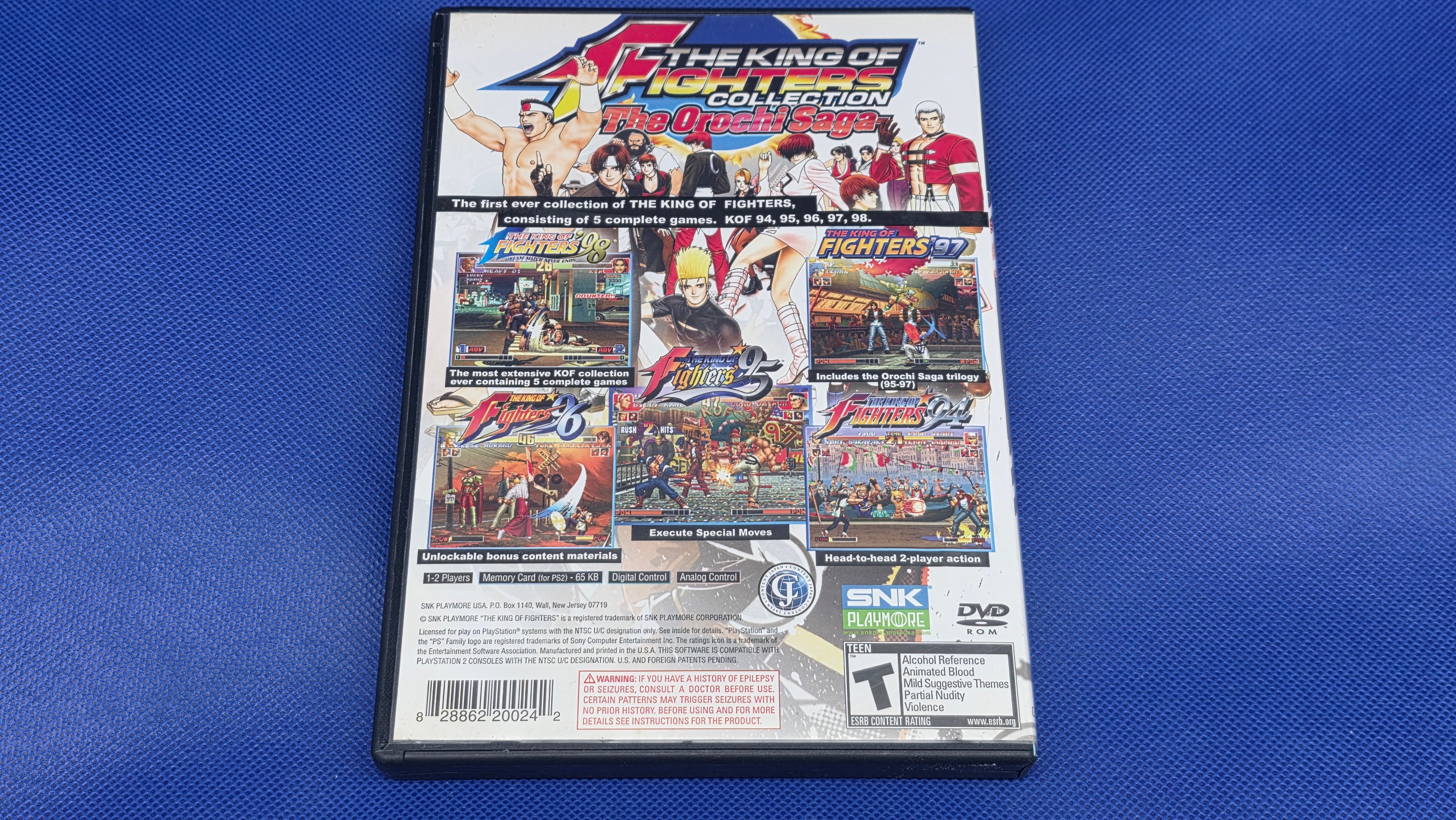 PS2  -  King of Fighters Collection: The Orochi Saga  -  #998